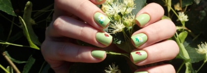 Milv Nail Lacquer 35 и слайдер-дизайн Milv S32