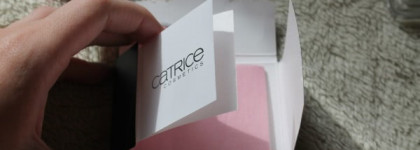 Компактные и удобные румяна Catrice geometrix "бумажные лепестки" blush paper