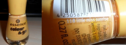 Желтое настроение или Essence №118 Little miss sunrise