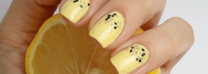 Нежно-желтое настроение с Lemon Fizz от China Glaze и топом от El Corazon