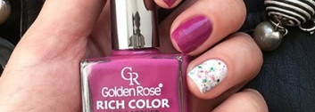 Малиновый коктейль Golden Rose Rich Color #14 с Golden Rose Jolly Jewels #115