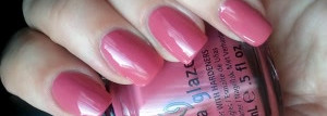 China Glaze Nail Lacquer #81192 - Life is rosy + дизайн