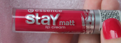 Essence Stay Matt lip cream, оттенок 02 Smooth Berry