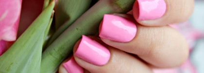 Sally Hansen Miracle Gel 170 Pink Cadillaquer + Miracle Gel 101 Top Coat