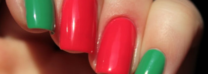 Revlon Parfumerie Scented Nail Enamel 015 Ginger Melon & 075 Lime Basil