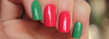 Revlon Parfumerie Scented Nail Enamel 015 Ginger Melon & 075 Lime Basil