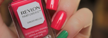 Revlon Parfumerie Scented Nail Enamel 015 Ginger Melon & 075 Lime Basil