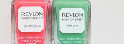 Revlon Parfumerie Scented Nail Enamel 015 Ginger Melon & 075 Lime Basil