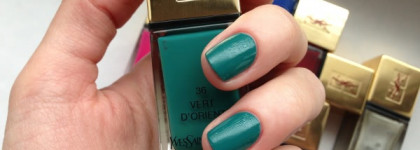 Yves Saint Laurent  La Laque Couture # 36 Vert d'orient. Изумруд моей коллекции