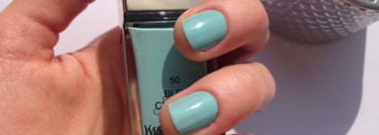 Yves Saint Laurent La Laque Couture # 50 Bleu Celadon из летней коллекции 2014 YSL Bleus Lumiere