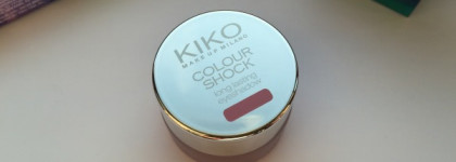 Тени не исчезают в полдень. Kiko make up Milano Colour Shock long lasting eyeshadow # 101 punk baby pink, Kiko make up Milano Skinny fit kajal # 03, Kiko make up Milano Skinny fit kajal # 05