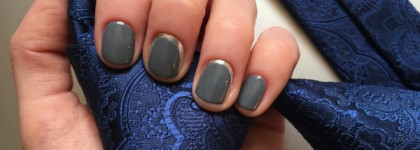 OPI Fifty Shades of Grey лак OPI Nail Lacquer Embrace the Gray NL F79 и Gwen Stefani for OPI лак OPI Nail Lacquer Push and Shove NL G30