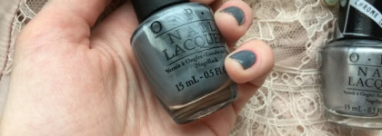 OPI Fifty Shades of Grey лак OPI Nail Lacquer Embrace the Gray NL F79 и Gwen Stefani for OPI лак OPI Nail Lacquer Push and Shove NL G30