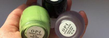 OPI Infinite Shine Gel Effects Lacquer System - OPI Infinite Shine 1 Primer , OPI Infinite Shine Lacquer 2 To The Finish Lime! и OPI Infinite Shine 3 Gloss