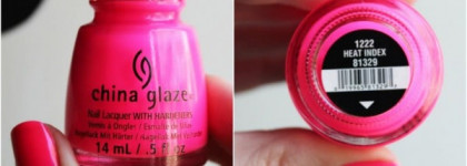 China Glaze nail lacquer With Hardeners 1222 #Heat Index