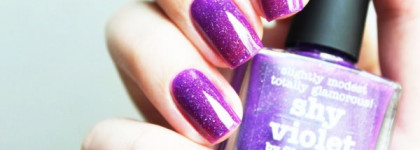 Picture Polish nail polish "Shy Violet" + "Blue Dog"