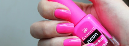 Gabrini Nailpolish Neon #01 + Picture Polish "Douceur"