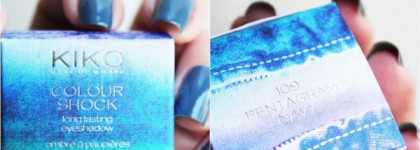 Kiko Colour Shock long lasting eyeshadow #109 "Pentagram Navy"