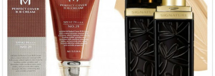 Мои разочарования от азиатского Missha: M Perfect Cover BB Cream и Signature Dramatic Foundation