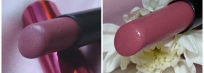 Я попала в сети... Помады Avon "Сияние цвета" в оттенках "Сочная вишня" и "Натуральный лиловый"