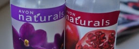 Avon Naturals body sprays: 'Pomegranate & mango' and 'Violet & Lychee'