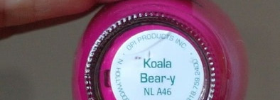 Ягодный OPI Koala-bear-y