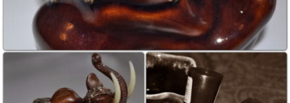 Мой осенний маникюр с лаками Dance Legend "цвет сияния #325" и Sally Hansen "Xtreme wear #320"