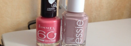 Rimmel London Rose Libertine 405 & Essie Lady Like 101