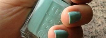 Мята на ногтях или Essie "Mint candy apple"