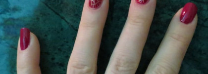 Как я придумала осенний маникюр с кракелюром