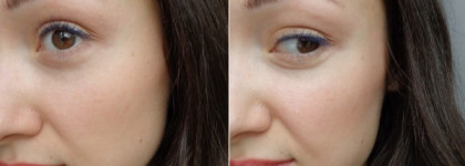Yves Rocher Volume Vertige Lash Curler Effect Mascara в оттенке 03 Bleu - Тушь для ресниц "Виртуозный объем" с эффектом подкручивания в синем цвете