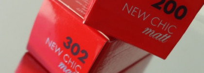 Блестящая матовая помада Pupa New Chic matt Luminous Matt Lipstick в оттенках #200 и #302