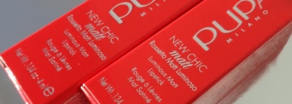 Блестящая матовая помада Pupa New Chic matt Luminous Matt Lipstick в оттенках #200 и #302