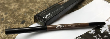 Ультратонкий карандаш для бровей со щеточкой Kiss New York professional Top Brow Fine Precision Brow Pencil # Kbpp02 Taupe
