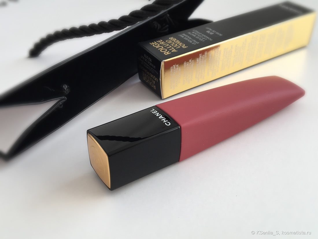 Лимитка осени Chanel Rouge allure liquid powder liquid matte lip colour powder effect #978 Bois de nuit Отзывы покупателей | Косметиста