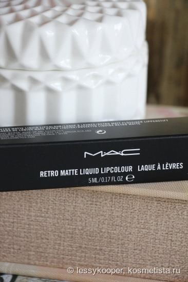 MAC - Retro Matte Liquid Lipcolour в оттенке Lady-be-good