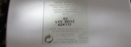 Lancome Teint Miracle compact 02 Lys Rose