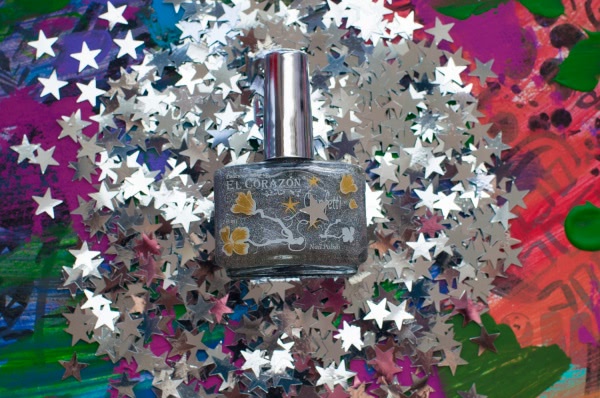 Праздничные лаки El Corazon Nail Polish Confetti № 515a и El Corazon Kaleidoscope Bloggers Zlata Siren № BL-4