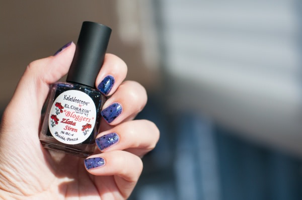 Праздничные лаки El Corazon Nail Polish Confetti № 515a и El Corazon Kaleidoscope Bloggers Zlata Siren № BL-4