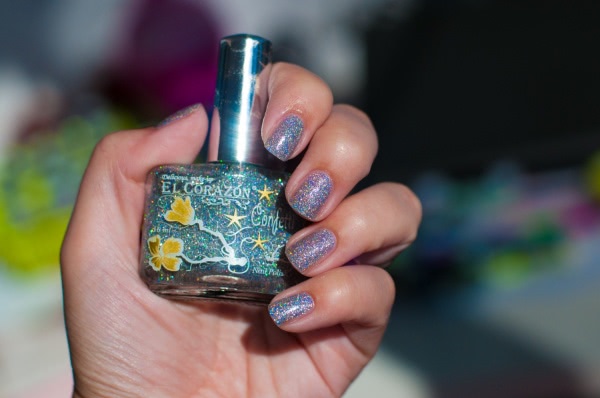 Праздничные лаки El Corazon Nail Polish Confetti № 515a и El Corazon Kaleidoscope Bloggers Zlata Siren № BL-4