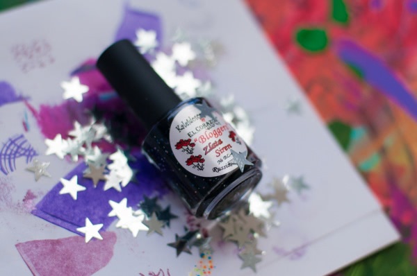Праздничные лаки El Corazon Nail Polish Confetti № 515a и El Corazon Kaleidoscope Bloggers Zlata Siren № BL-4