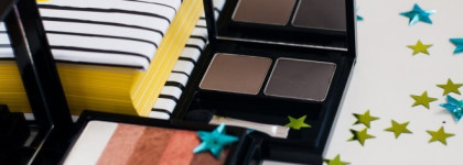 Тени для бровей TonyMoly easy touch cake eyebrow и многофункциональные тени shimmer cube bar