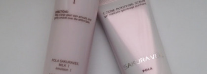 Уход от Pola: T-zone purifying scrub и Milk I