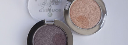 Тени Essence Metal Glam Eyeshadow: №12 "Are you grey?" & №15 "Hello goldie!"