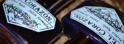 Волшебные лаки для ногтей:El Corazon #423/581 Magic Ban & El Corazon #423/578 Magic Oriental Night