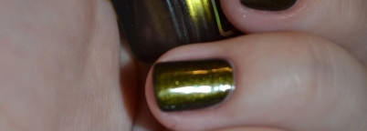 Очень осенний лак в зимнее время года от El Corazon Poly-chrome #358