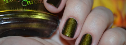 Очень осенний лак в зимнее время года от El Corazon Poly-chrome #358