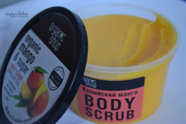 Organic Shop Organic Mango & Sugar Body Scrub и Organic Shop Organic Choco & Sugar (Скрабы для тела