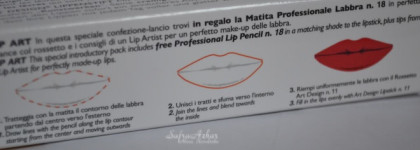 Произведение искусства с новой помадой от Collistar Rossettо Art Design #11 Papaya