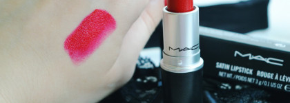 Весна близко...оденем губы в красный? MAC Satin Lipstick MAC Red
